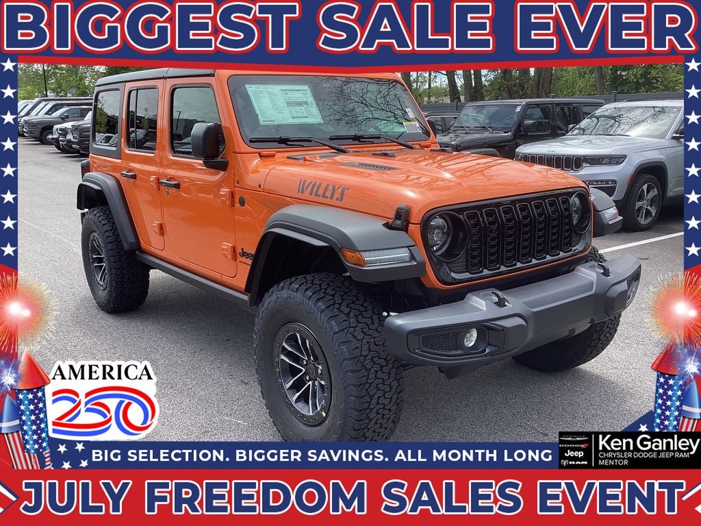 2026 Jeep Wrangler WRANGLER 4-DOOR WILLYS
