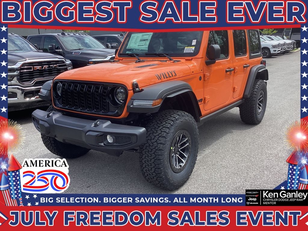 2026 Jeep Wrangler WRANGLER 4-DOOR WILLYS