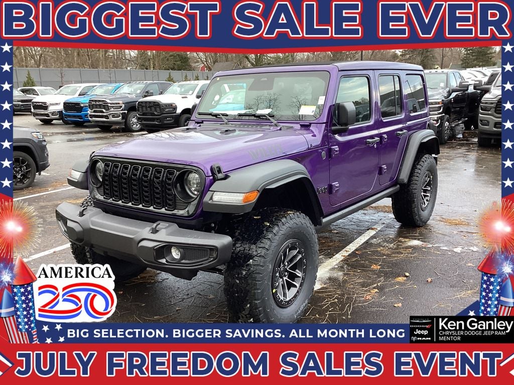 2026 Jeep Wrangler WRANGLER 4-DOOR WILLYS
