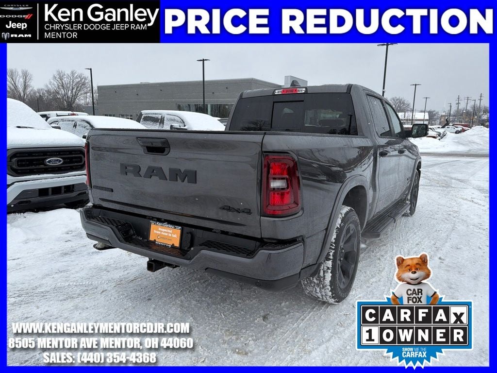 2025 RAM 1500 Big Horn Crew Cab 4x4 5'7' Box