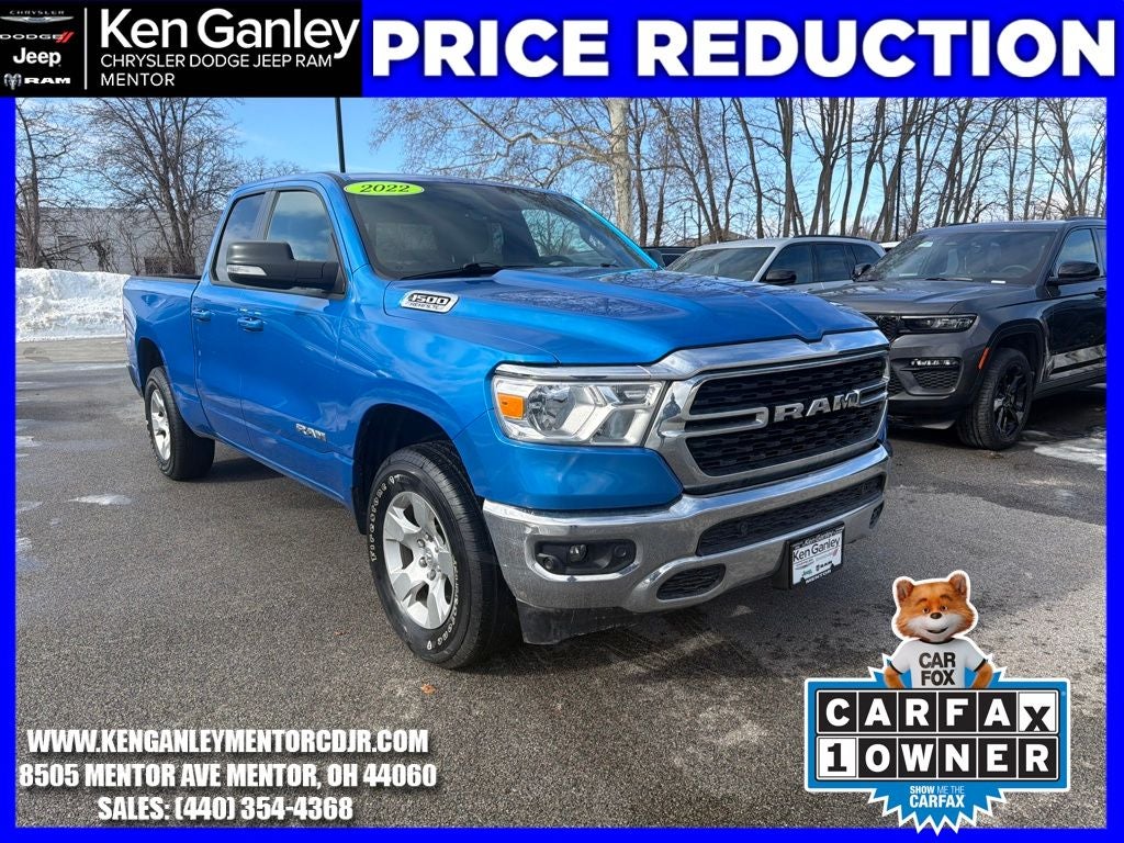 2022 RAM 1500 Big Horn Quad Cab 4x4 6'4' Box