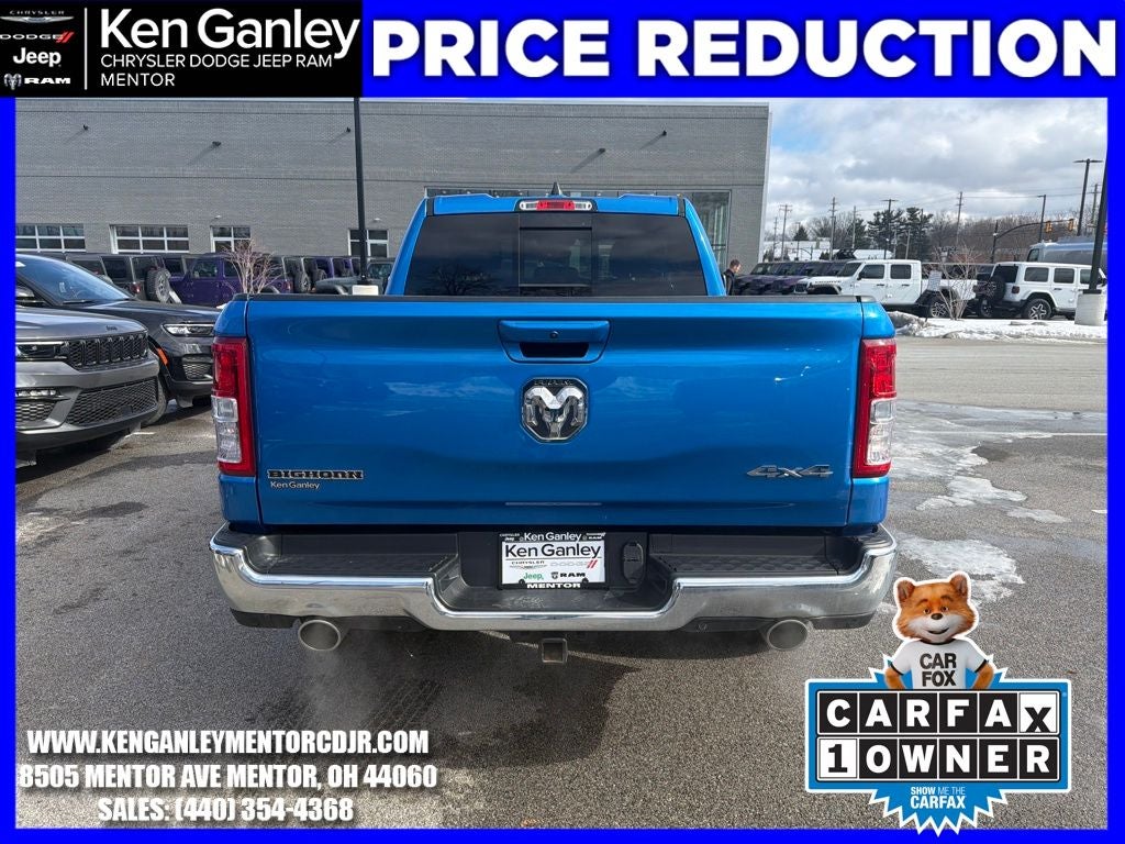 2022 RAM 1500 Big Horn Quad Cab 4x4 6'4' Box