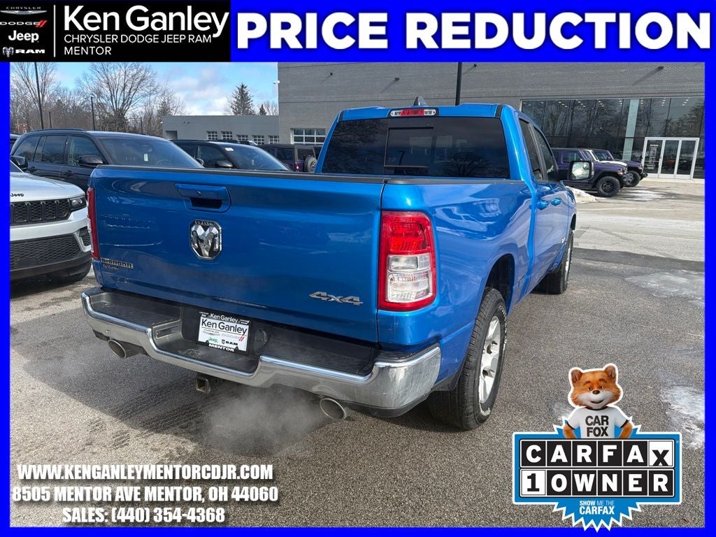 2022 RAM 1500 Big Horn Quad Cab 4x4 6'4' Box