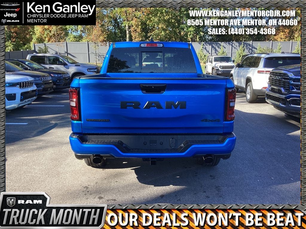 2026 RAM Ram 1500 RAM 1500 BIG HORN CREW CAB 4X4 5'7' BOX