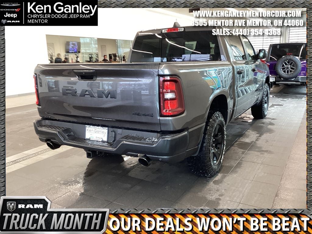 2026 RAM Ram 1500 RAM 1500 WARLOCK CREW CAB 4X4 5'7' BOX