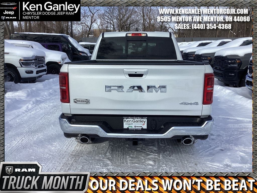 2026 RAM Ram 1500 RAM 1500 LIMITED LONGHORN CREW CAB 4X4 5'7' BOX