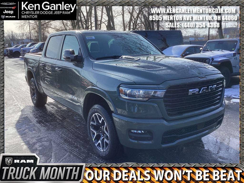 2026 RAM Ram 1500 RAM 1500 LARAMIE CREW CAB 4X4 5'7' BOX