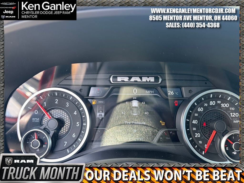 2026 RAM Ram 1500 RAM 1500 LARAMIE CREW CAB 4X4 5'7' BOX
