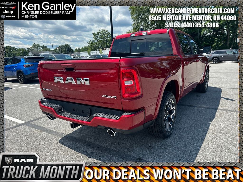 2026 RAM Ram 1500 RAM 1500 LARAMIE CREW CAB 4X4 5'7' BOX