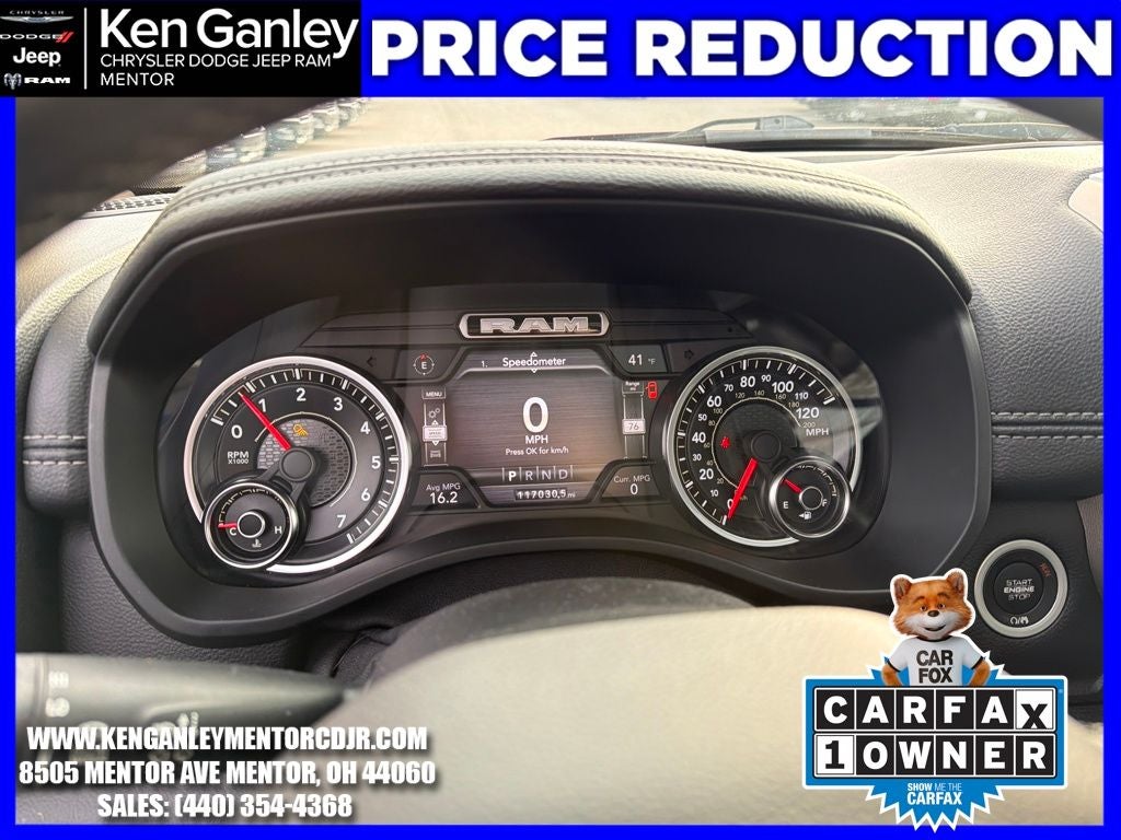 2019 RAM 1500 Laramie Crew Cab 4x4 5'7' Box
