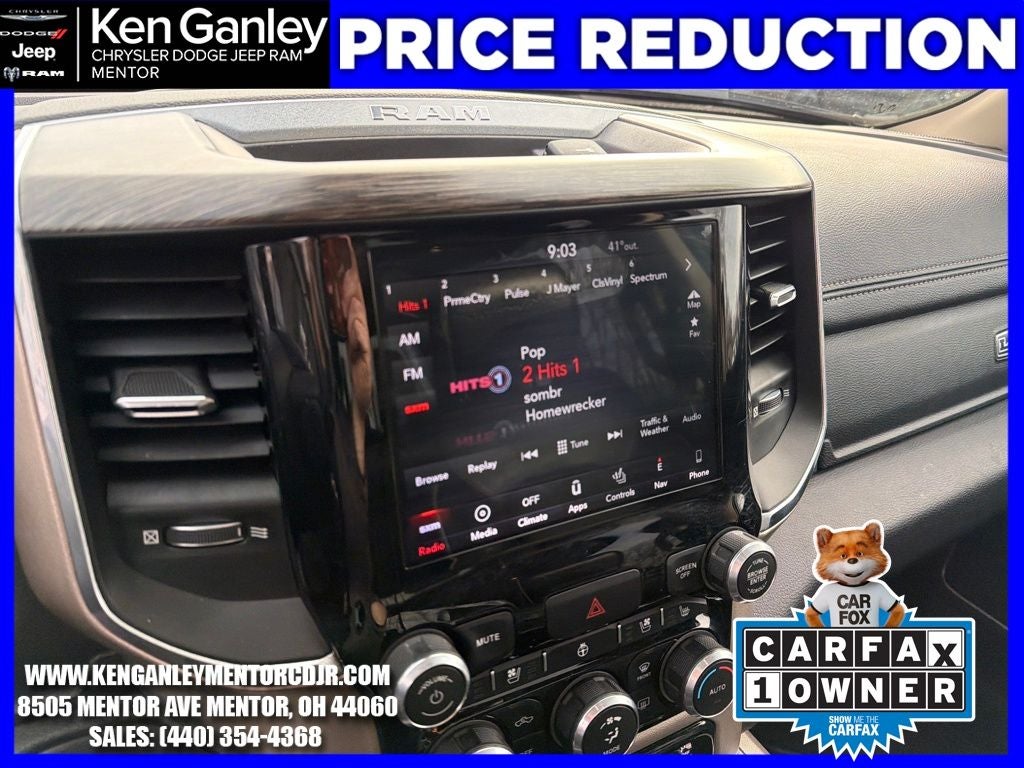 2019 RAM 1500 Laramie Crew Cab 4x4 5'7' Box