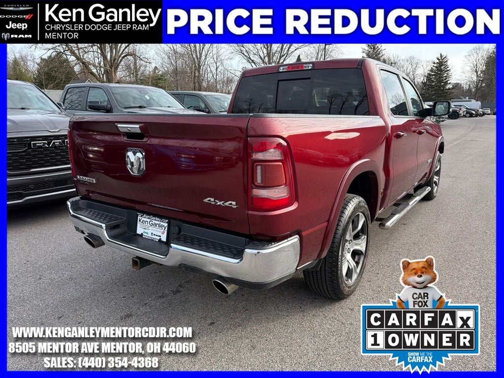 2019 RAM 1500 Laramie Crew Cab 4x4 5'7' Box