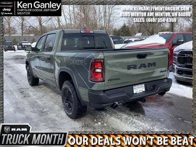 2026 RAM Ram 1500 RAM 1500 REBEL CREW CAB 4X4 5'7' BOX