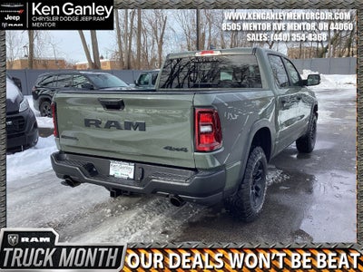 2026 RAM Ram 1500 RAM 1500 REBEL CREW CAB 4X4 5'7' BOX