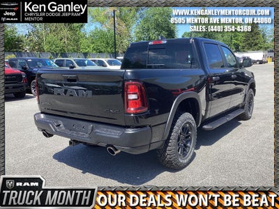 2026 RAM Ram 1500 RAM 1500 REBEL CREW CAB 4X4 5'7' BOX