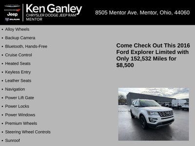 2016 Ford Explorer Limited