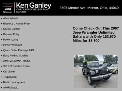 2007 Jeep Wrangler Unlimited Sahara