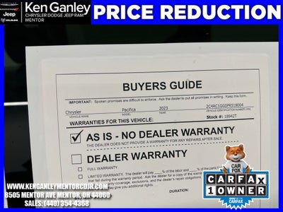 2023 Chrysler Pacifica Limited