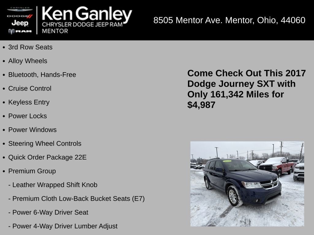 2017 Dodge Journey SXT
