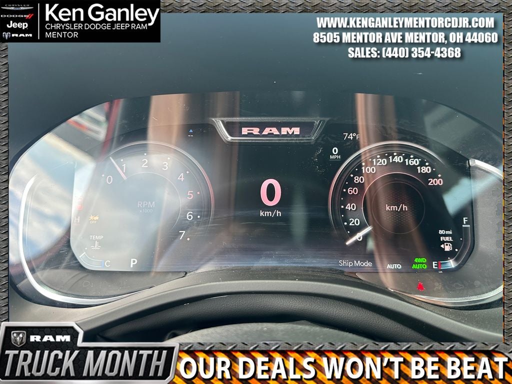 2026 RAM Ram 1500 RAM 1500 BIG HORN CREW CAB 4X4 5'7' BOX