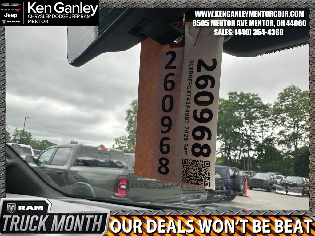 2026 RAM Ram 1500 RAM 1500 BIG HORN CREW CAB 4X4 5'7' BOX
