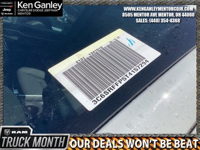 2026 RAM Ram 1500 RAM 1500 BIG HORN CREW CAB 4X4 5'7' BOX