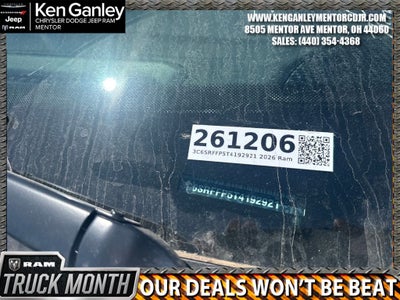 2026 RAM 1500 RAM 1500 BIG HORN CREW CAB 4X4 5'7' BOX