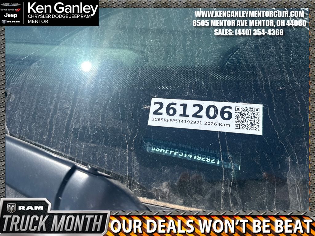 2026 RAM 1500 RAM 1500 BIG HORN CREW CAB 4X4 5'7' BOX