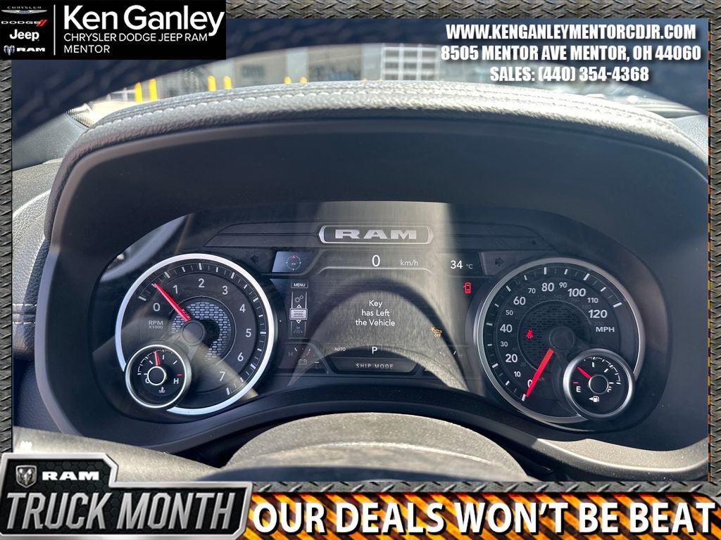 2026 RAM Ram 1500 RAM 1500 LARAMIE CREW CAB 4X4 5'7' BOX