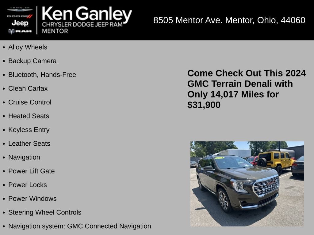 2024 GMC Terrain AWD Denali