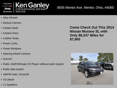 2014 Nissan Murano SL