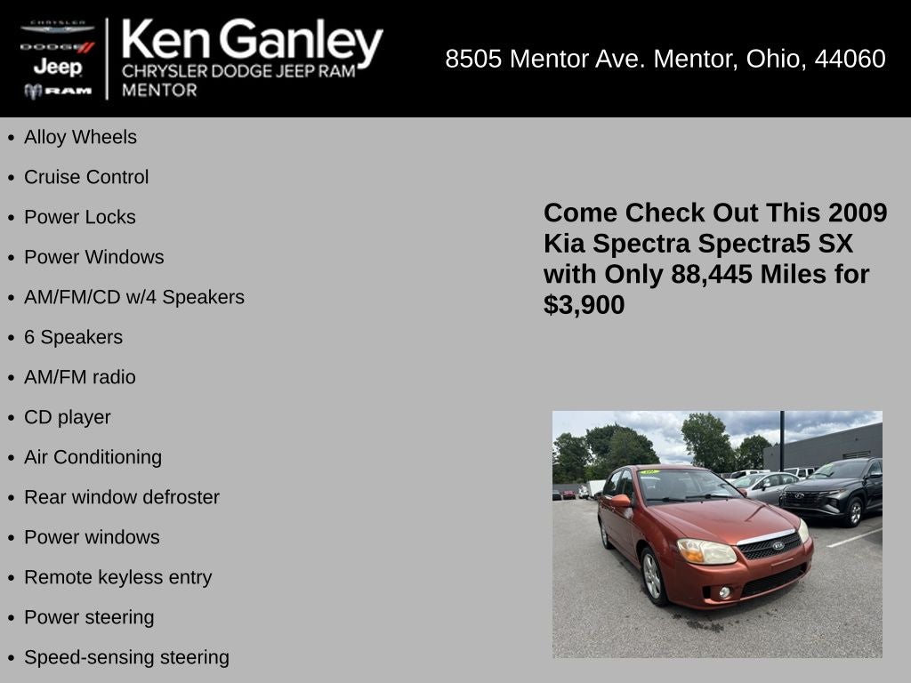 2009 Kia Spectra5 SX