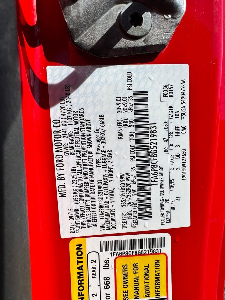 2016 Ford Mustang GT Premium