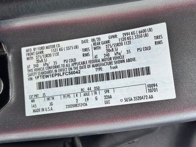 2020 Ford F-150 XL
