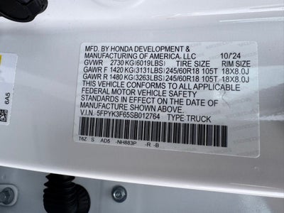 2025 Honda Ridgeline TrailSport