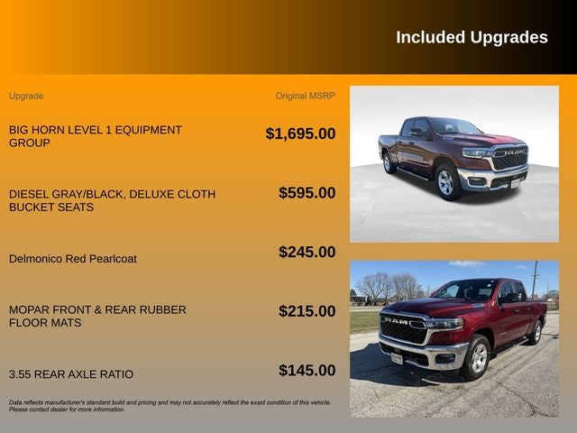 2025 RAM 1500 Big Horn/Lone Star