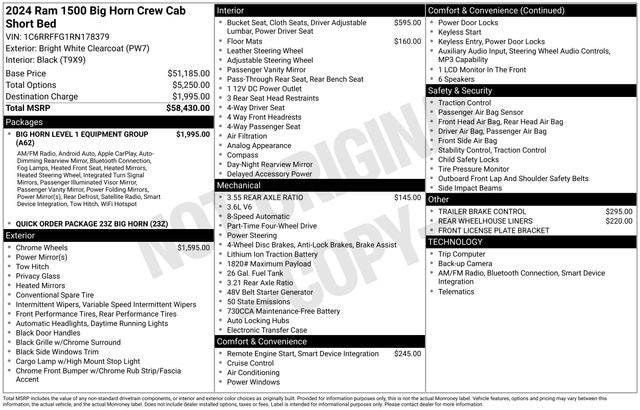2024 RAM 1500 Big Horn/Lone Star