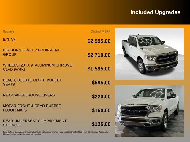 2022 RAM 1500 Big Horn/Lone Star