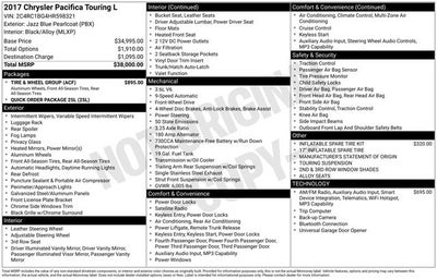 2017 Chrysler Pacifica Touring L