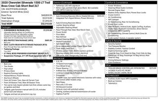 2020 Chevrolet Silverado 1500 LT Trail Boss