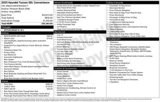 2025 Hyundai Tucson SEL Convenience