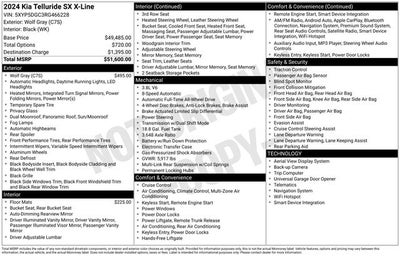 2024 Kia Telluride SX X-Line