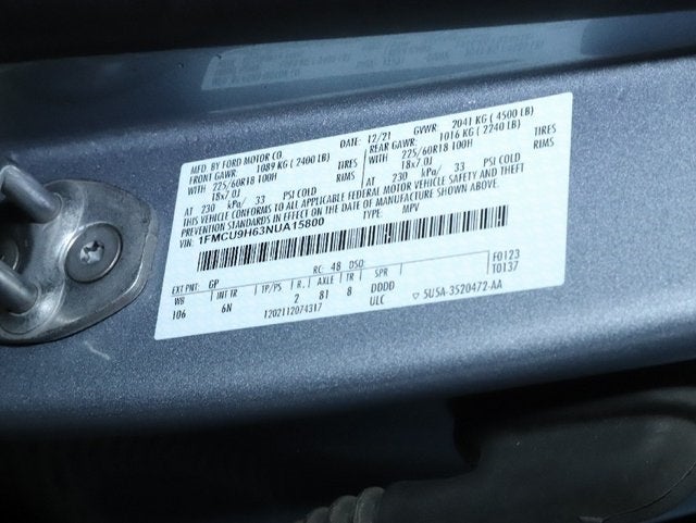 2022 Ford Escape SEL