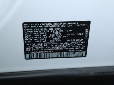 2024 Volkswagen Atlas 2.0T SEL Premium R-Line