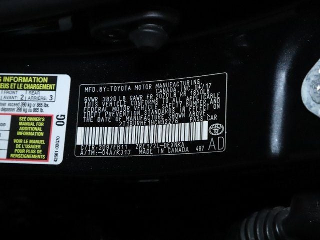 2017 Toyota Corolla LE
