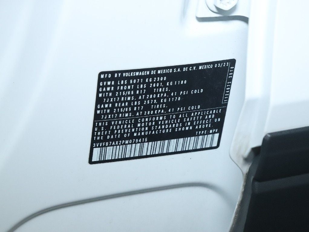2023 Volkswagen Tiguan 2.0T S