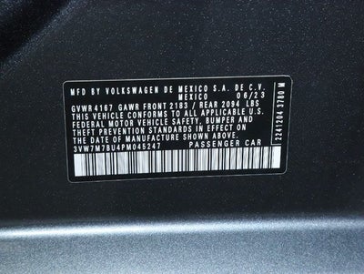 2023 Volkswagen Jetta 1.5T SE