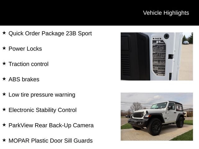 2026 Jeep Wrangler Sport