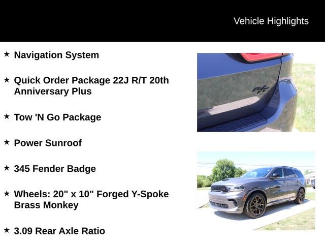 2025 Dodge Durango R/T 20th Anniversary Plus