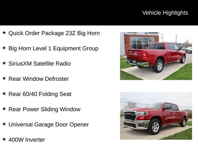 2026 RAM 1500 Big Horn